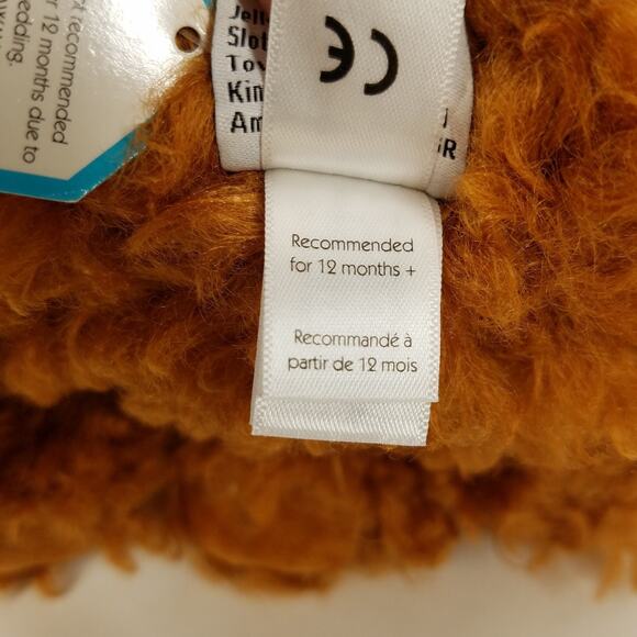 Jellycat Cooper Doodle Dog Plush Stuffed Animal Toy Sitting Toffee Curly - Picture 10 of 13